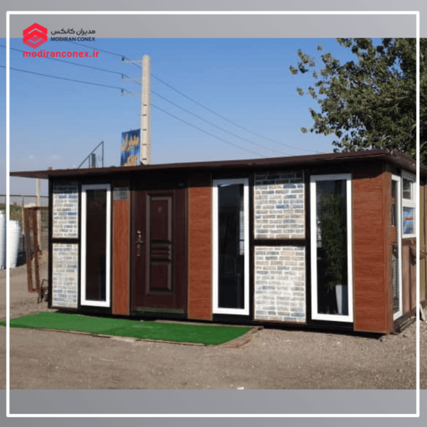 کانکس دفتری پانل نما آجر - Image 2
