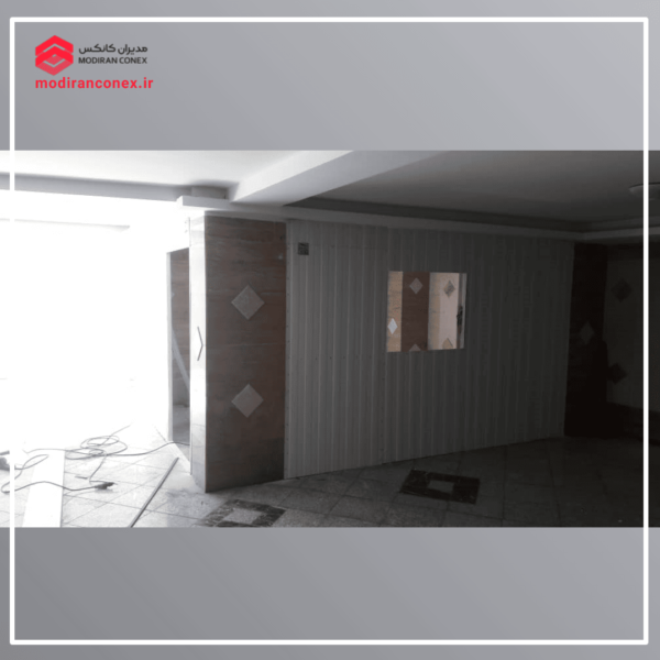 کانکس انباری پشت بام ساندویچ پانل دکوراتیو - Image 5