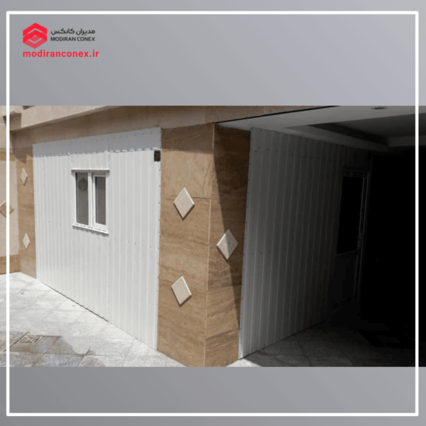 کانکس انباری پشت بام ساندویچ پانل دکوراتیو - Image 2