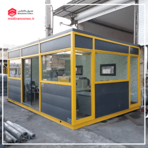 نمونه کانکس مدیریتی ساندویچ پانل دکوراتیو
